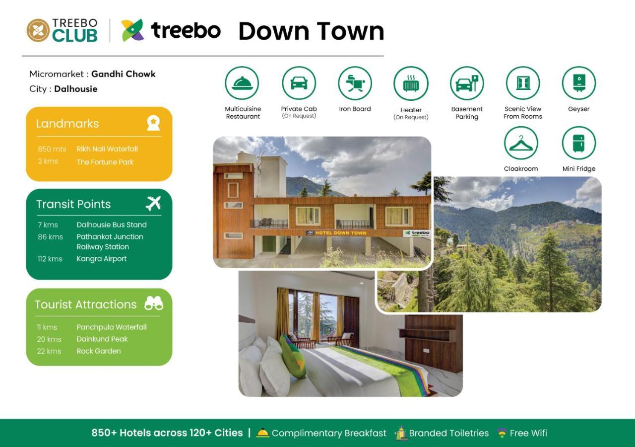 Отель Treebo Down Town, Далхаузи Экстерьер фото